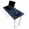 SMART FOLDING COMPUTER TABLE (HD-OT-022) Black & White
