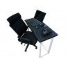 SMART FOLDING COMPUTER TABLE (HD-OT-022) Black & White