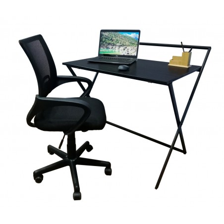 PRACTICAL COMPUTER STUDY HOME OFFICE TABLE (HD-OT-029)-Black
