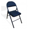 Folding Chairs Matt Black Metal Foam Seat and Back (ODF-017)