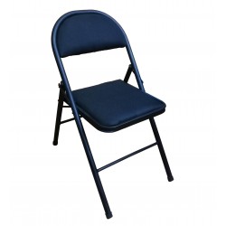 Folding Chairs Matt Black Metal Foam Seat and Back (ODF-017)