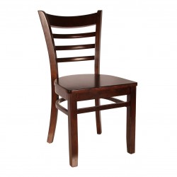 Cafe and restaurant dinner Chair Pure Solid Wood dark brown for sale in lahore