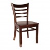 Cafe and restaurant dinner Chair Pure Solid Wood dark brown for sale in lahore