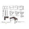 Gaming Computer Table L Shaped (HD-OT-009)