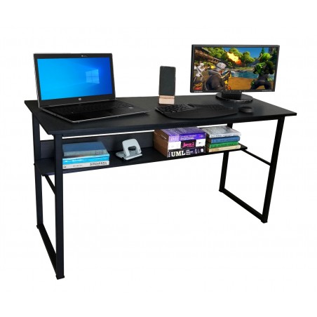 Computer study table with book shelf Lahore online black