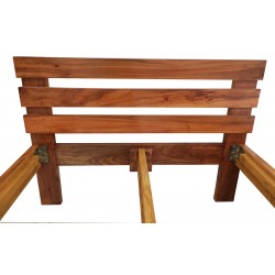 Toledo Pure Solid Wood Single Bed ( HD-SBD-050-H)