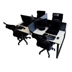 Four (4) Persons Office work station price in Lahore
