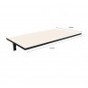 Folding laptop table floating shelf pictures images with price for sale in Lahore Pakistan