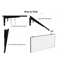 Folding laptop table floating shelf pictures images with price for sale in Lahore Pakistan