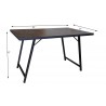 Modular Detachable Computer Table (HD-OT-054) Dark Brown