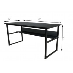 Computer study table with book shelf Lahore online black