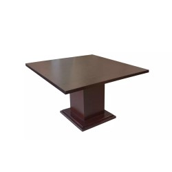 Malson Wooden Dining Table (HD-DTB-025) Dark Brown