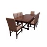 dining table and 8 chairs heavy duty big size dining set design with price for sale in lahore