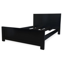 king size double bed with side table super king size bed  Black king size bed set