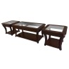 Wooden center table set for sale in Lahore 1 coffee table 2 corner tables