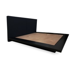 Campo Pure Solid Wood Low Profile Bed (HD-BD-158)