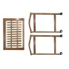 Perona 2 Shelves Tea Serving Trolley (HD-ST-016)