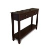 wooden console table for sale in Lahore Pakistan at best price dark brown with drawers hallway console table with drawers
