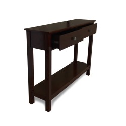 wooden console table for sale in Lahore Pakistan at best price dark brown with drawers hallway console table with drawers