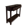 wooden console table for sale in Lahore Pakistan at best price dark brown with drawers hallway console table with drawers