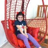 Red Swing  Jhula hanging pod with stand
for sale in Lahore, Pakistan at best price
