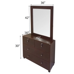Dressing table with drawers  dark brown makeup vanity table for sale in Lahore