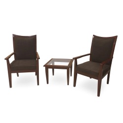 Simple Elegant bedroom chairs with table can be used as drawing room and living room chairs in Lahore