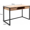 Designer Computer Table with Metal Frame and Beech Top price for sale in lahore