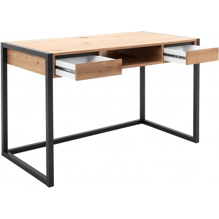 Designer Computer Table with Metal Frame and Beech Top price for sale in lahore