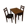 2 person dining set
2 chair dining table for sale in lahore pure wood dark brown