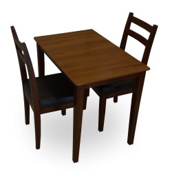 2 person dining set
2 chair dining table for sale in lahore pure wood dark brown