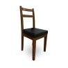 2 chair dining table for sale in lahore pure wood dark brown