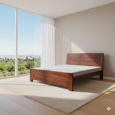 Pure wood double bed designs with price in Lahore pakistan. Economical and durable. simple double bed design