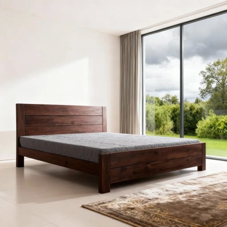 Pure wood double bed designs with price in Lahore Pakistan. Economical and durable. simple double bed design