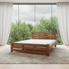 Sesena Heavy Solid Wooden King Size Bed (HD-BD-037-H)