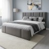 Luxury King Size Upholstered Bed (HD-BD-074)