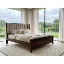 Pure wood double bed designs with Best price in Lahore Pakistan. Economical and durable. simple double bed design