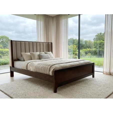 Pure wood double bed designs with Best price in Lahore Pakistan. Economical and durable. simple double bed design