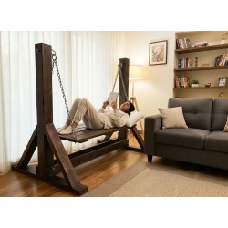 Heavy Duty Wooden Swing Jhoola for outdoor and indoor