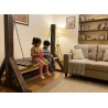 Heavy Duty Wooden Swing Jhoola for outdoor and indoor