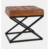 Lorilee Leatherette Tufted Rectangle Standard Ottoman buy online Lahore-Pakistan