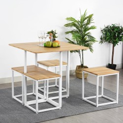 Carbon Loft Manila 5-piece Dining Table Set buy online Lahore-Pakistan