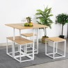 Carbon Loft Manila 5-piece Dining Table Set buy online Lahore-Pakistan