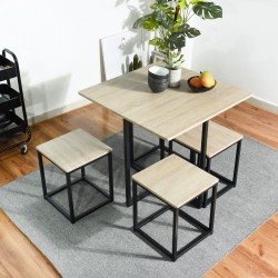 Carbon Loft Manila 5-piece Dining Table Set buy online Lahore-Pakistan