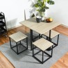 Carbon Loft Manila 5-piece Dining Table Set buy online Lahore-Pakistan